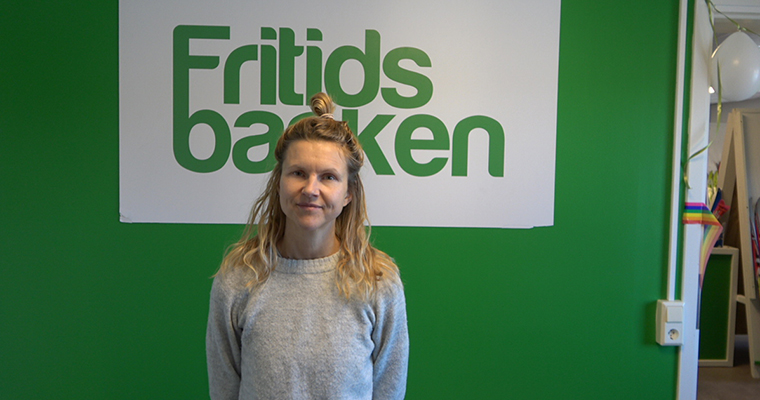 Lotten Widmark var jätteglad över att se sitt medborgarförslag leda fram till etableringen av Fritidsbanken Härnösand.