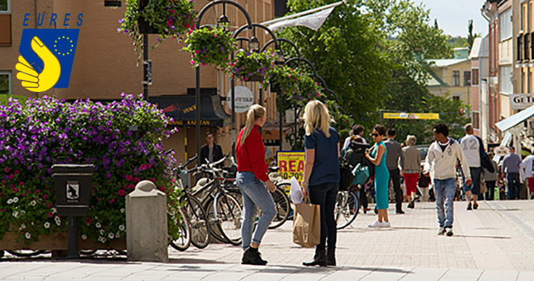 Storgatan i Härnösand.