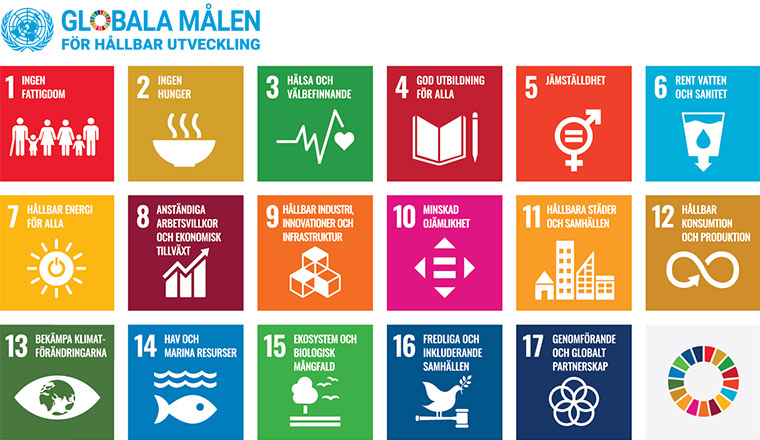 Globala målen.
