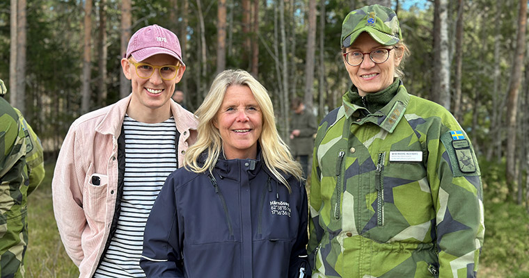 Jonas Bergström, Eva-Clara Viklund och Ingeborg Widerberg.
