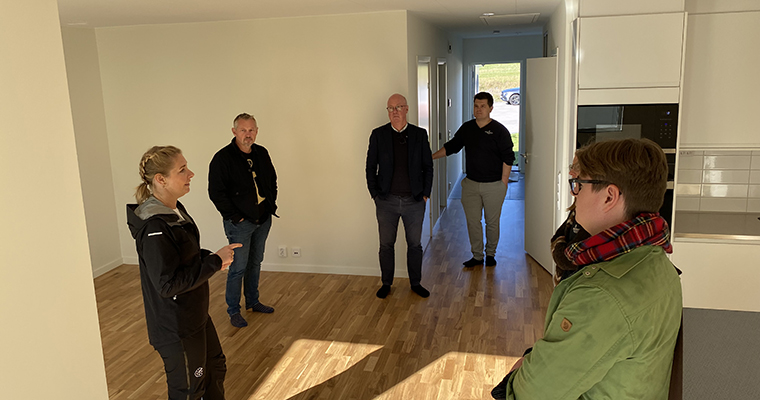 Radhusens hjärta är den stora öppna ytan där kök och matrum sitter ihop med vardagsrum.