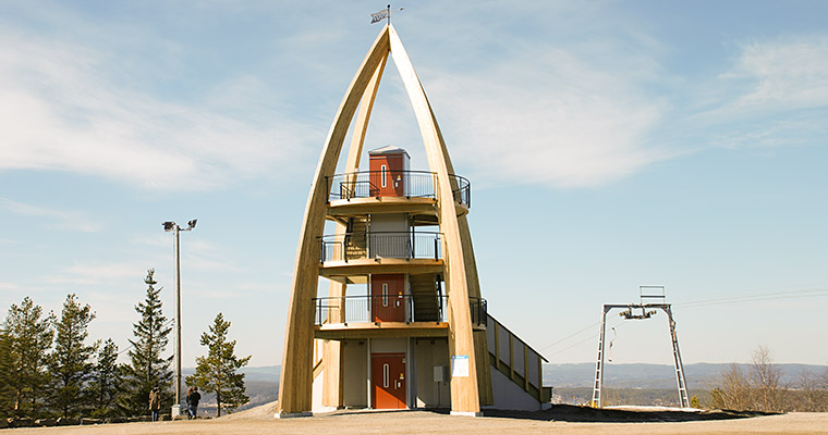 Från Vårdkastornet har du stans bästa utsikt