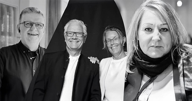  Kenneth Nilsson, Christer och Rosita Nylund, Sara Nilsson.