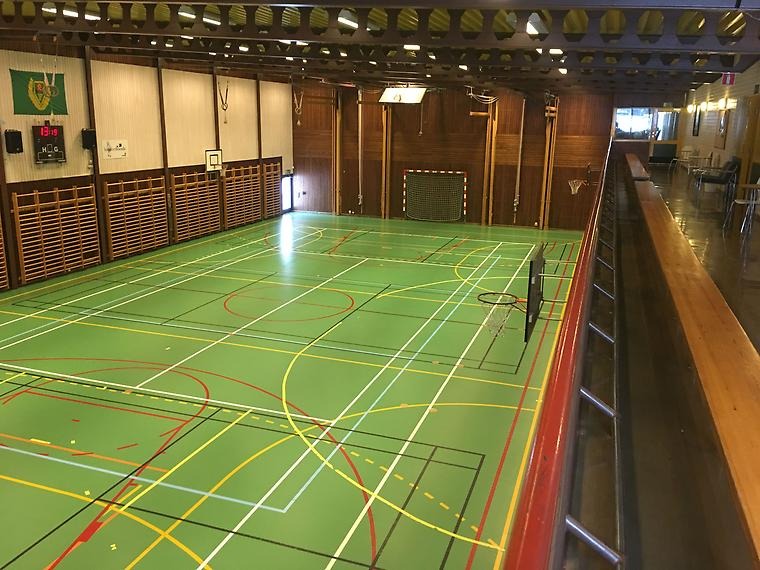 Motionssalen vid Hälledals simhall