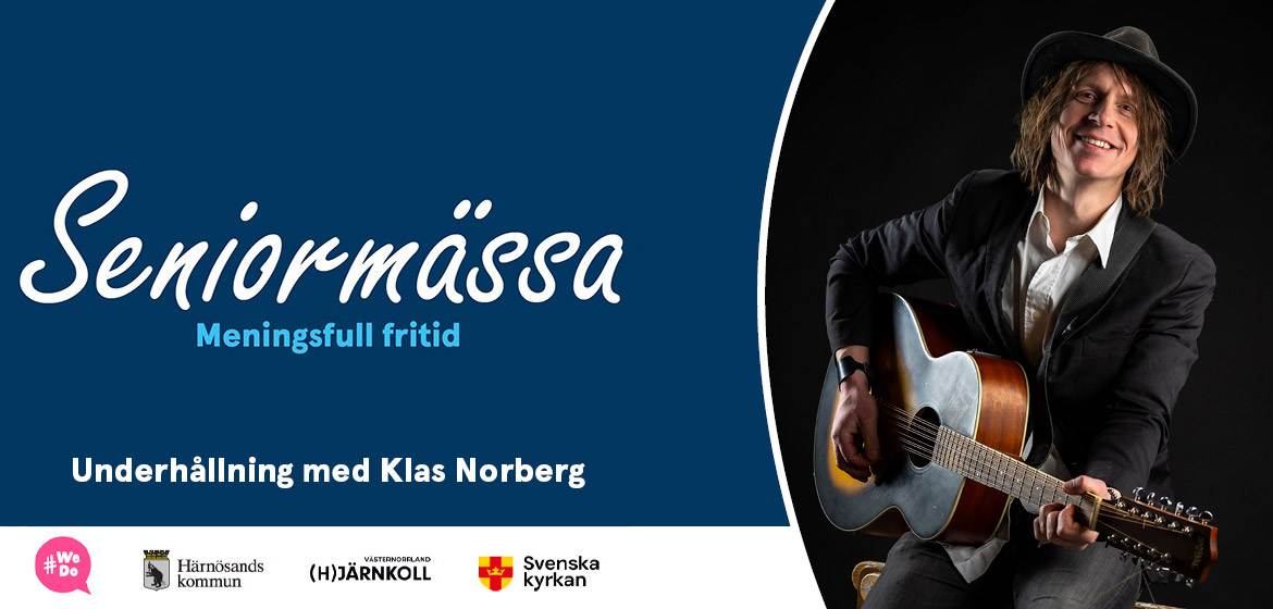 Seniormässa 2026 - Underhållning med Klas Norberg.