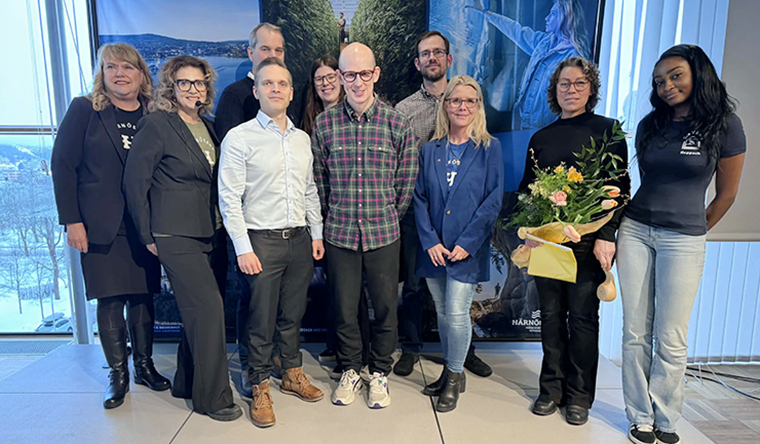 Morgonens scengäster, Anders Skogström, Markus Brattfeldt, Sarah Djärv, Elin Andersson, Jonas Albonius, Happuch Niringiyimana, Petra Forsström, Jonas Bergström, Eva-Clara Viklund och moderator Marie Zetterlund