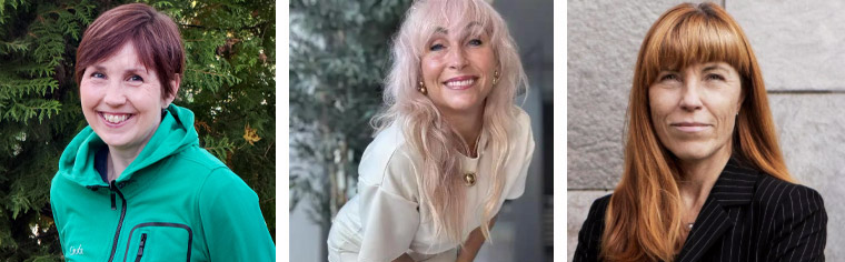 Marja Bennett, Ulrica Cedervall och Ulrika Ekebro.