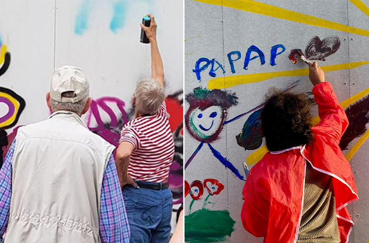 Aktivitet på Härnösands öppna vägg