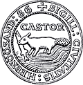 Härnösands sigill Castor.
