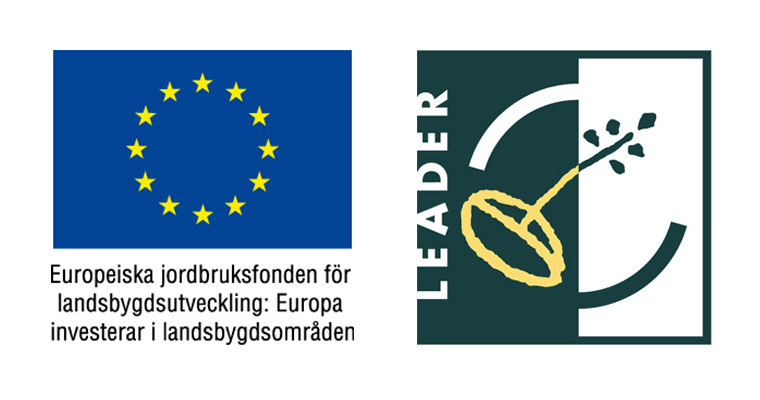 Logotyp för europeiska fonden för landsbygdsutveckling och Leader Höga kusten