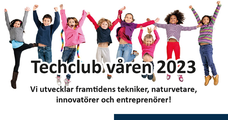 Glada barn - Techclub våren 2023.