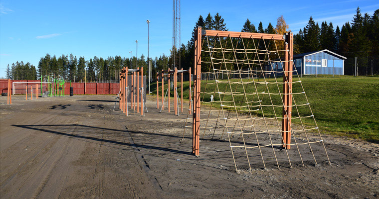 Högslättens utegym.