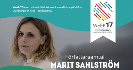 Porträttbild på kvinnlig författare