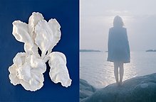 bildmontage med verk av Caroline Harrius och Charlotta Hammar