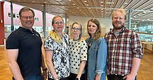 porträtt på fem personer