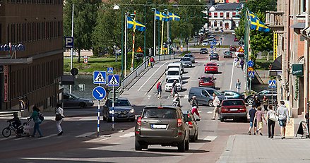 Nybrogatan i Härnösand.