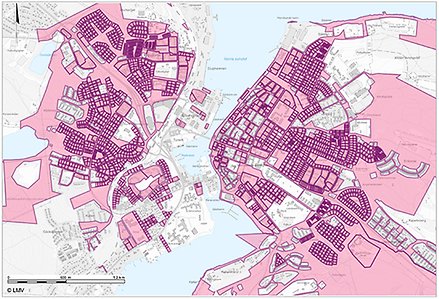 kartbild över Härnösands tätort