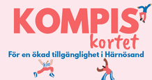 En bild med texten Kompiskortet