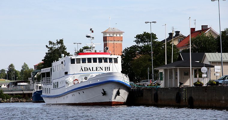 Turbåten Ådalen III vid Skeppsbron