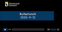 Kulturlunch 2020-11-12.