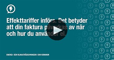 Effekttariffer införs.