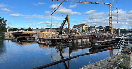 ett brobygge på avstånd