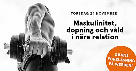 Bild på kroppsbyggare med dolt ansikte.