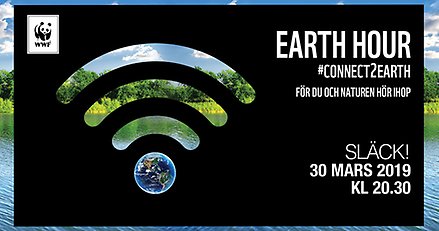 kampanjbild för earth hour